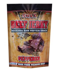 SNAX Beef Jerky Peppered 25g Sušené hovězí maso