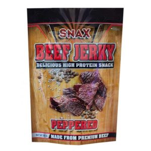 SNAX Beef Jerky Peppered 25g Sušené hovězí maso